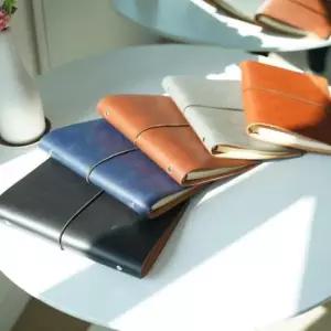 A5다이어리 빈티지 가죽 6공 계획 플래너 바인더