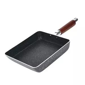 나무손잡이 사각 후라이팬(소)
