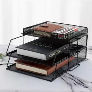 [문구] 3단 철제 책상 정리함 오픈형 데스크 서랍 DD-13379