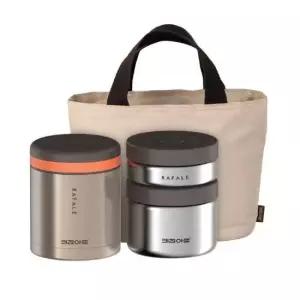 보온죽통 키친아트1080 라팔 골드메탈 죽통 보온도시락 3종세트