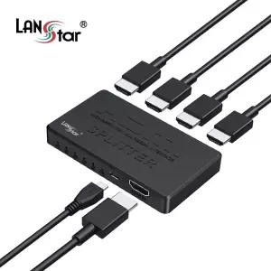 HDMI 2.0 4포트 1:4 분배기/영상/화면/분배/공유기/TV/모니터/디스플레이/확장/동일/동시/연결/공유/출력