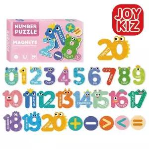 조이키즈 큐티 자석퍼즐 숫자 연산맞추기 냉장고자석 교구