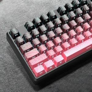 기계식 키보드 게이밍 백라이트 레트로 슈퍼히어로 화이트 래피드트리거 풀 조약돌 마그네틱