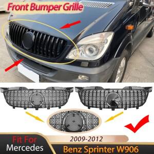 메르세데스 호환-벤츠 호환 단거리 선수 W906 용 앞 범퍼 그릴 2009 GT  공기 흡입 바디 키트 튜닝 자동차