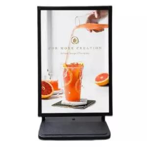 물통배너 거치대 신메뉴 광고 포스터 입간판 안내문