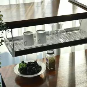 식기건조대선반 홀렌 주방용 싱크선반 듀얼싱크대정리선반 900