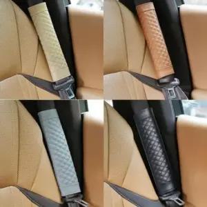 [CAR] 자동차 안전벨트 쿠션 커버 양가죽 무지 차량용