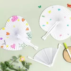 대나무부채 접이식종이부채