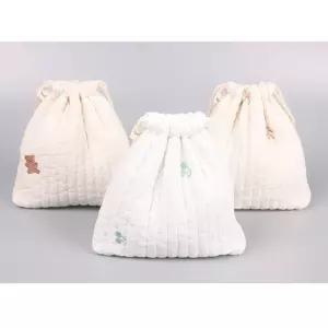 순면 누빔 복조리 파우치 기저귀 가방 화장품 (랜덤) 기저귀파우치