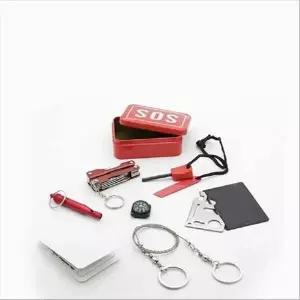 생존툴 다용도 공구 맥가이버 칼 나침반 줄 톱 와이