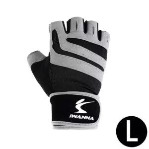 트레이닝 글러브 2중 밴드 그레이 L 헬스장갑 장갑 헬스반장갑 반장갑 스포츠장갑