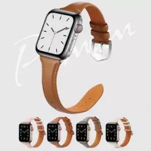 스마트워치 애플워치슬림레이디가죽스트랩 애플워치 시계줄 줄질