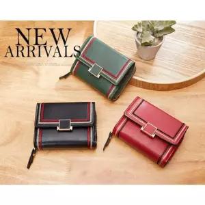 여성 스티치 포인트 정장 카드지갑 손지갑 지갑선물 반지갑 손지갑 동전지갑