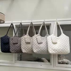 여자 나일론 쇼퍼 숄더 백 데일리 퀄팅 가방 보부상가방 쇼퍼백 나일론가방 여성숄더백