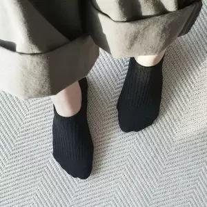 발목 ZF 남성용 골지 블랙 양말 무지양말 골지양말 국산양말 덧신양말