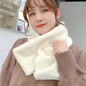 5색 1개 털머플러 넥워머 쁘띠목도리 미니머플러 겨울 겨울넥워머 목커버 털목도리