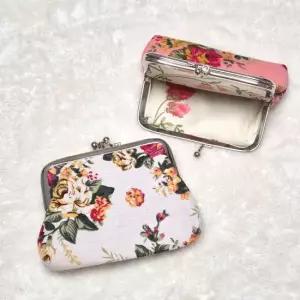 레트로 꽃무늬 반지갑 동전지갑 엔화 일본여행 해리네점빵 동전 소품샵 천지갑 어머니