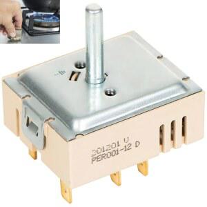 DG44-01006B 듀얼 버너 인피니트 스위치, 삼성 레인지 /오븐 표면 요소 컨트롤과 호환, NE59J7750WS, NE58K9850WS, NE59M4310SS (교체 부품), PER001-12D 모델