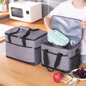 캠핑 대형 보온 보냉 가방 피크닉 바구니 33L