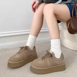 레이디슈 스웨이드 통굽 운동화 키높이 플랫폼 스니커즈 0365