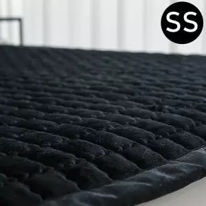 패드 싱글 밴딩 극세사 카페트겸용 블랙 빌리