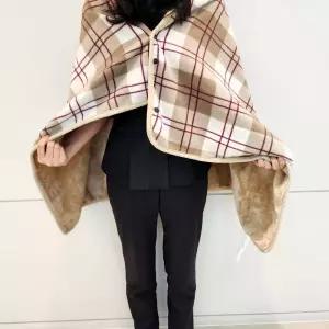 똑딱이 극세사 무릎 담요 쇼파 블랭킷 캠핑 비행기 차량용 소파 망토 사무실 겨울 자동차