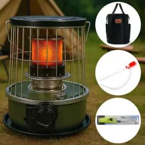 알파카 석유난로 기름 콤팩트 가방포함 TS-88S 등유 심지 캠핑 히터