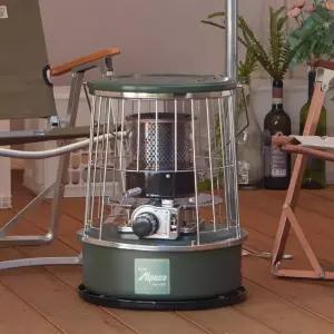 [비밀특가] 알파카 캠핑 기름 난로 APC-J77KK 카키 등유 히터 심지 석유