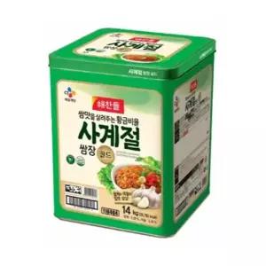 해찬들 사계절골드쌈장14kg 쌈장 수육 양념장