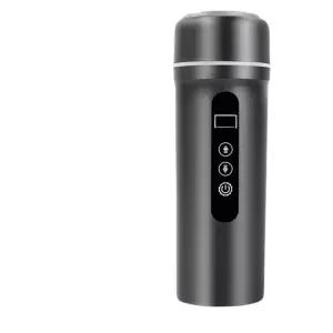 휴대용 차량용 전기포트 스테인레스 일체형 차박 블레오 커피포트 보온 라면