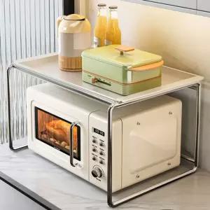 코르빈스 스테인리스 전자레인지 주방 오븐 받침대 이중