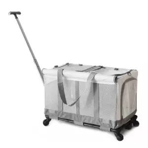 대형 고양이 캐리어 2단 이동장 유모차 강아지 웨건 두칸 가방 반려동물