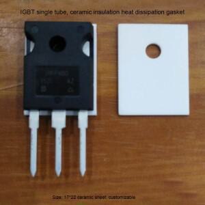 열화상 TO-220/247/264 알루미늄 산화 세라믹 플레이트 소켓 단열 방열 (구멍 포함)