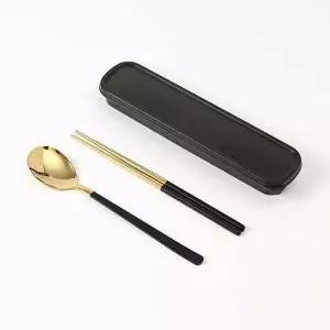 골든테이블 휴대용 수저세트 케이스 캠핑 개인 젓가락-WD3C035
