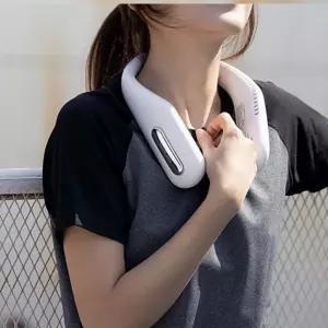 핸즈프리 USB 실리콘 넥밴드 무선 목선풍기 초경량 런닝 공장 어린이 목풍기 넥풍기