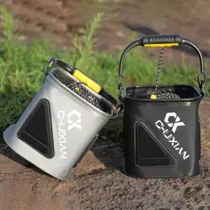 바다낚시 두레박 밑밥통 접이식 미니 살림통 밤낚시 로드케이스 낚시용 낚시터 보관통