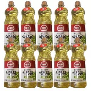사조 해표 콩기름 0.9L x 10개 / 식용유 유지류 오일 기름
