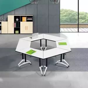 이동형 회의실 테이블 접이식 바퀴 강의 세미나 회의 탁자 두꺼운 사무실 이동식 회의테이블