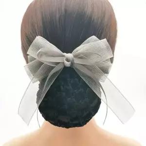  여성 청순 단아 헤어 집게핀 호텔리어 머리망 올림머리 가시번 간호사 미세머리망 승무원