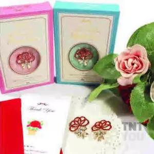 티앤 카네이션 카드 브로치 세트 16개 효도편지 어버이날편지