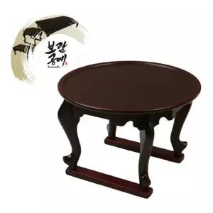 국산 원목 다과상 1인밥상 교자상 원형 호족반