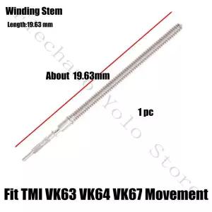 호환  5pcs VK63A 줄기 수정 부품 교체 도구 시계 수리 와인딩 줄기 VK63 운동에 적합