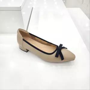 [탠디]by미셸 x24203 소가죽 소재 3cm굽 여성 앞 장식 컴포트 구두 cc2_CC