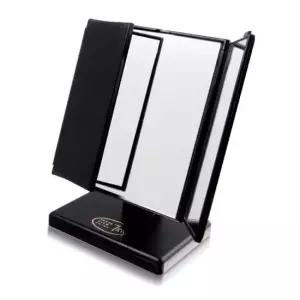 3면 다각도 접이식 스탠드 탁상거울 대 탁상거울 손거울 거울 휴대용 여행용 접이식 폴더 사각 스탠드 간편