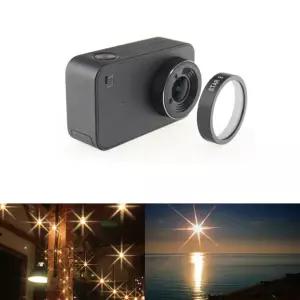 빛분산 호환 4K 크로스 스타 필터 액션캠 렌즈 샤오미 미지아