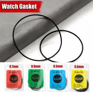 호환  시계 켓 0.5mm0.6mm0.7mm0.8mm O-링 방수 고무 켓 시계 뒷면 커버 케이스 수리 도구