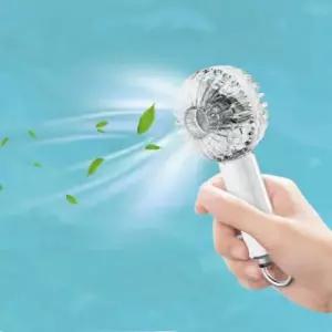 DOMOA 초미니 휴대용 선풍기 퓨어클리어 블루스톰 F-19 (초경량 USB 무선충전 선풍기) 무료배송