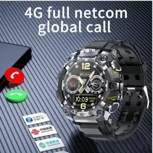 호환  Q668 스마트 시계 안드로이드 4G LTE Smartwatch 남자 IP68 방수 800W 듀얼 카메라 Amoled GPS WIFI
