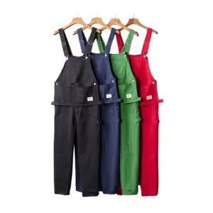 남자 멜빵 작업복 바지 미술 오버롤 멜빵바지