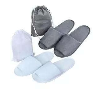 타올천 휴대용 남여공용 여행용 1+1 슬리퍼 기내용 접이식 출장용 거실화